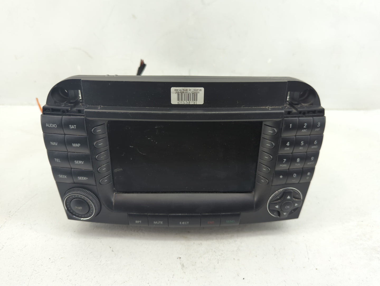 2005 Mercedes-Benz S450 Radio AM FM Cd Player Receiver Replacement P/N:90120-457 Fits OEM Used Auto Parts - Oemusedautoparts