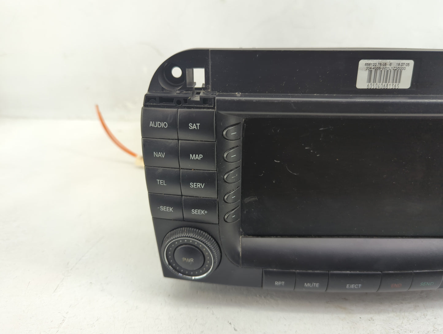 2005 Mercedes-Benz S450 Radio AM FM Cd Player Receiver Replacement P/N:90120-457 Fits OEM Used Auto Parts - Oemusedautoparts