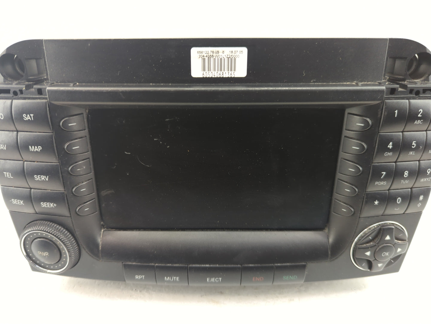 2005 Mercedes-Benz S450 Radio AM FM Cd Player Receiver Replacement P/N:90120-457 Fits OEM Used Auto Parts - Oemusedautoparts