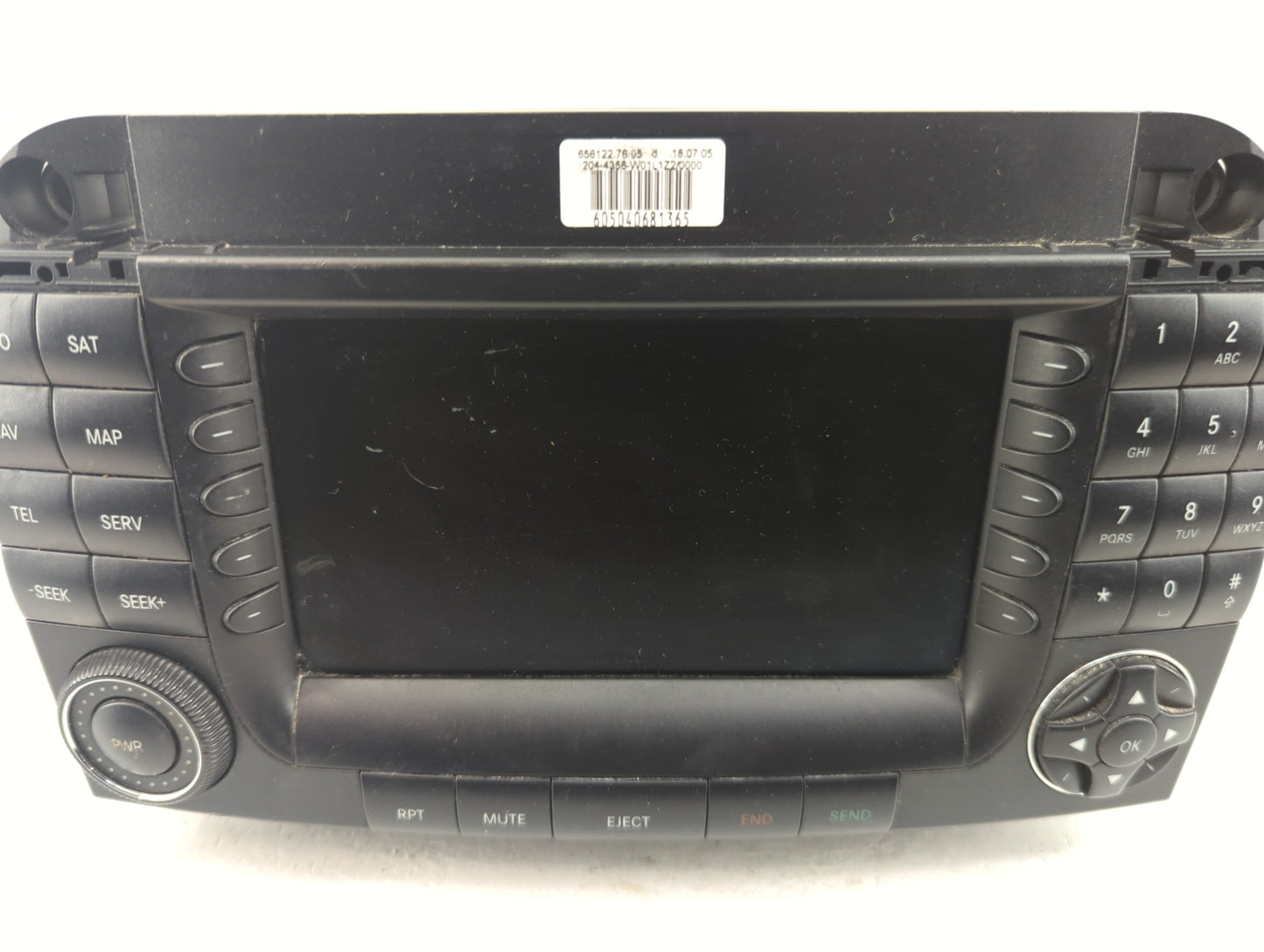 2005 Mercedes-Benz S450 Radio AM FM Cd Player Receiver Replacement P/N:90120-457 Fits OEM Used Auto Parts - Oemusedautoparts