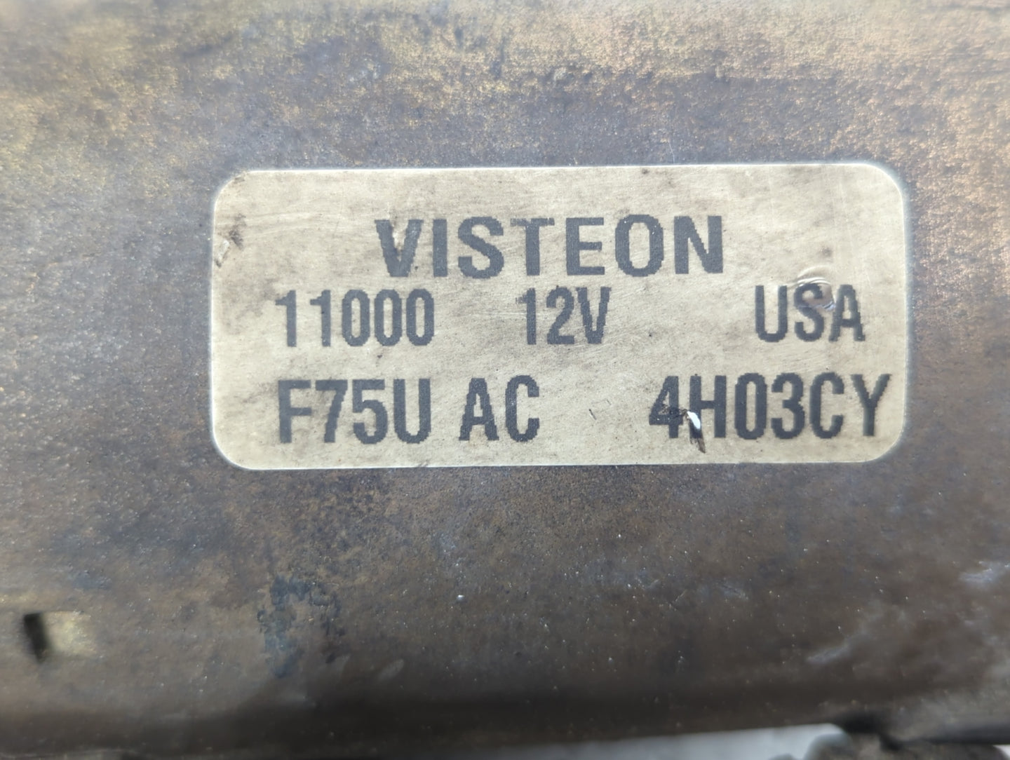 2005-2009 Mercury Grand Marquis Car Starter Motor Solenoid OEM P/N:11000 12V 4H03CY, F75U AC Fits Fits 2005 2006 2007 2008 2