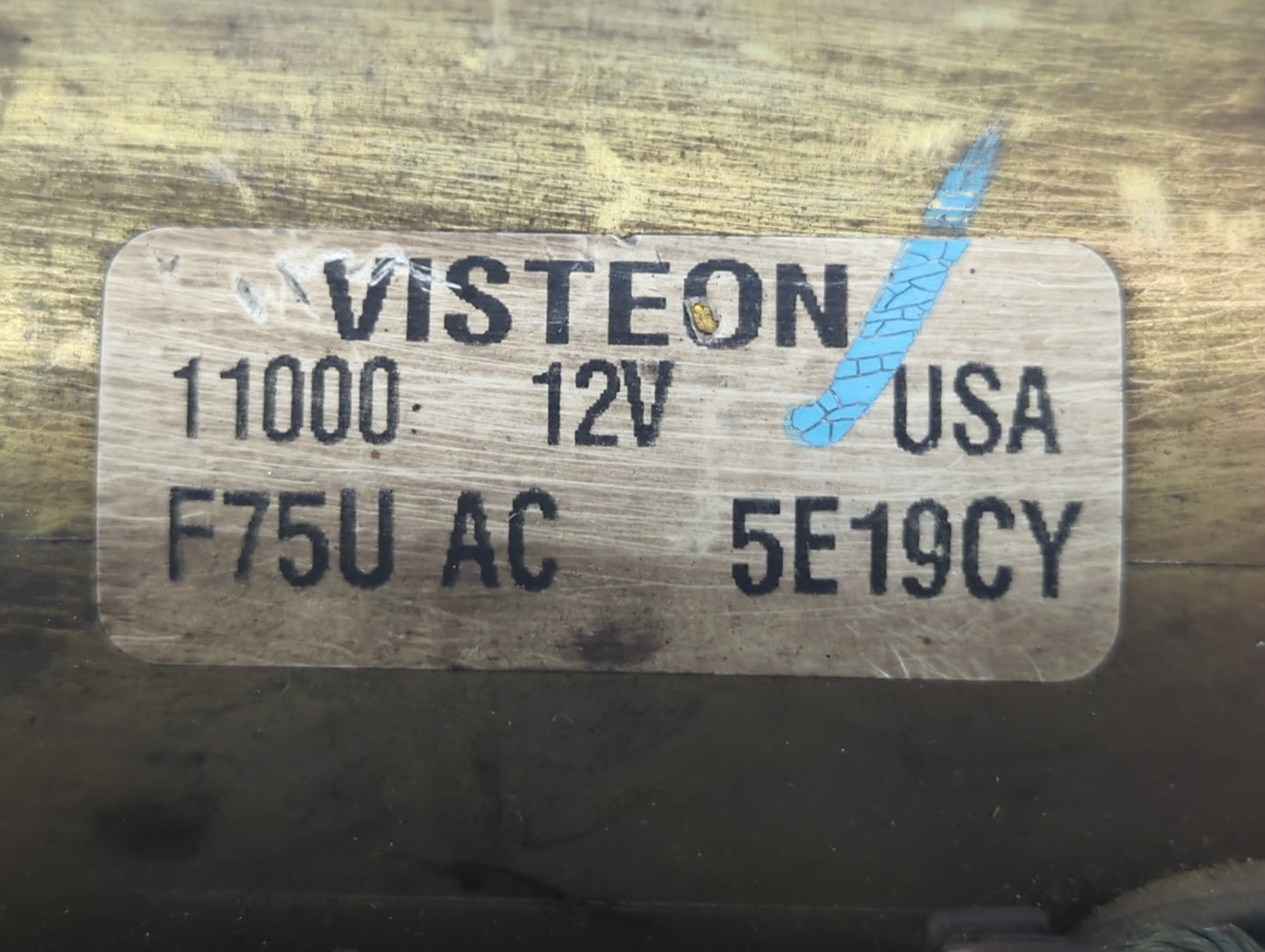 2005-2009 Mercury Grand Marquis Car Starter Motor Solenoid OEM P/N:11000 12V 4H03CY, F75U AC Fits Fits 2005 2006 2007 2008 2