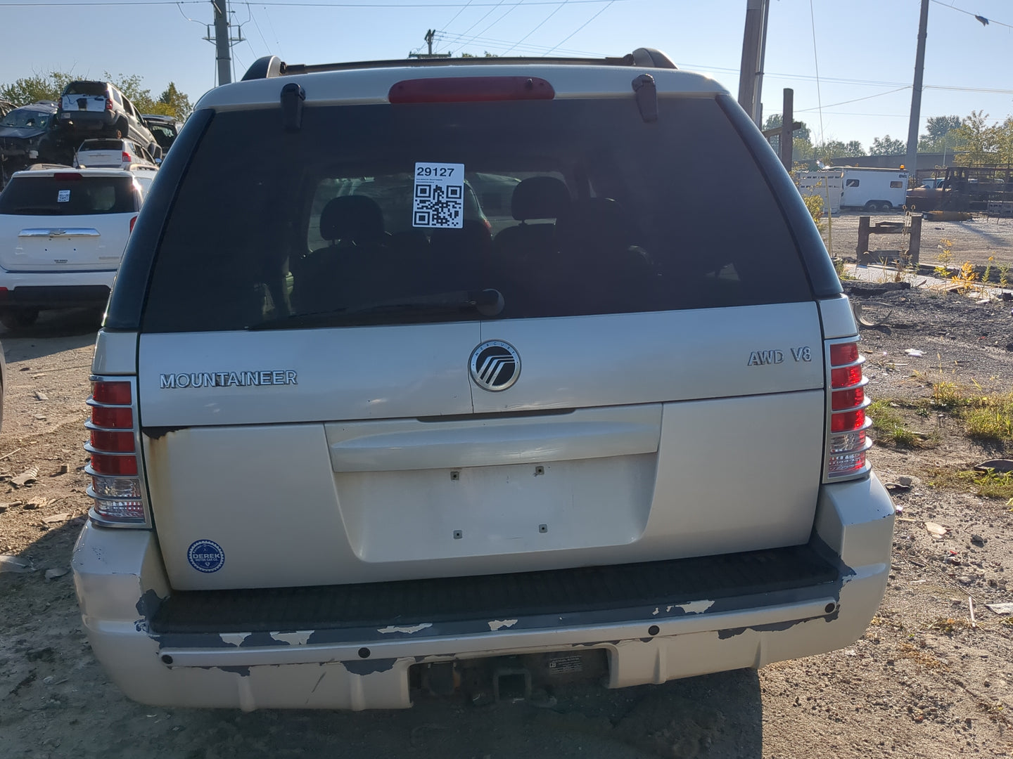 2002-2005 Mercury Mountaineer Trunk/decklid/hatch/tailgate Oem - Oemusedautoparts1.com