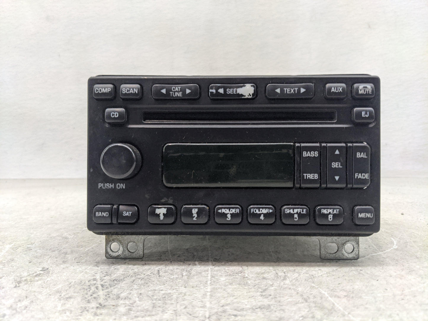 2005 Mercury Mountaineer Radio AM FM Cd Player Receiver Replacement P/N:5L2T-18C869-AC Fits OEM Used Auto Parts - Oemusedaut