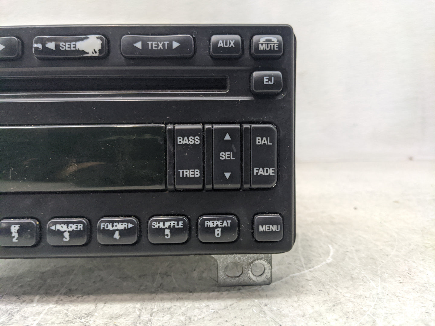 2005 Mercury Mountaineer Radio AM FM Cd Player Receiver Replacement P/N:5L2T-18C869-AC Fits OEM Used Auto Parts - Oemusedaut
