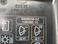 2005 Mini Cooper Fusebox Fuse Box Panel Relay Module P/N:6906606-02 Fits OEM Used Auto Parts - Oemusedautoparts1.com