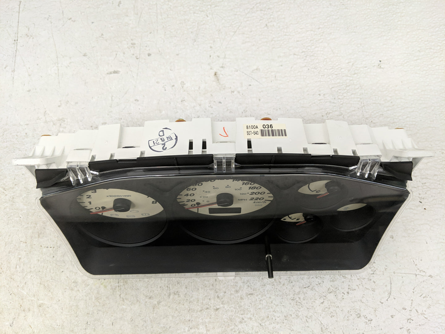 2005-2007 Mitsubishi Lancer Instrument Cluster Speedometer Gauges P/N:8100A036 Fits Fits 2005 2006 2007 OEM Used Auto Parts 