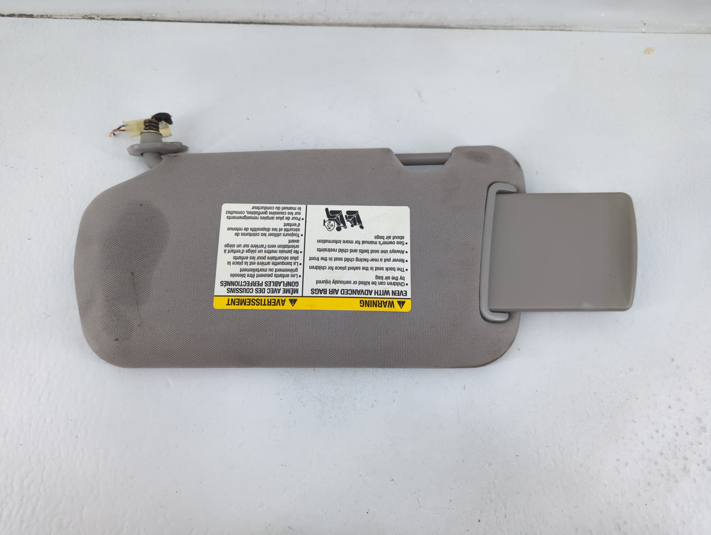 2005-2006 Nissan Altima Sun Visor Shade Replacement Passenger Right Mirror Fits Fits 2005 2006 OEM Used Auto Parts - Oemused