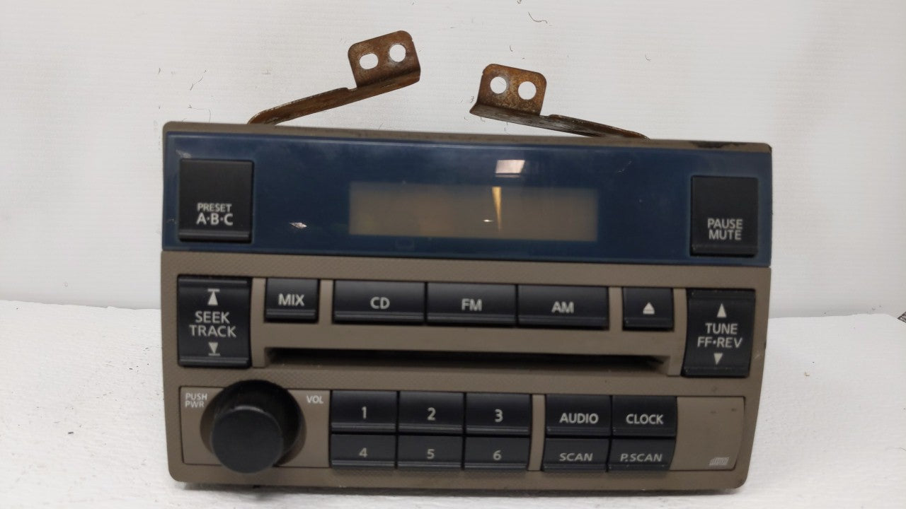 2005-2006 Nissan Altima Radio AM FM Cd Player Receiver Replacement P/N:28185 ZB10C 28185 ZB00A Fits Fits 2005 2006 OEM Used 
