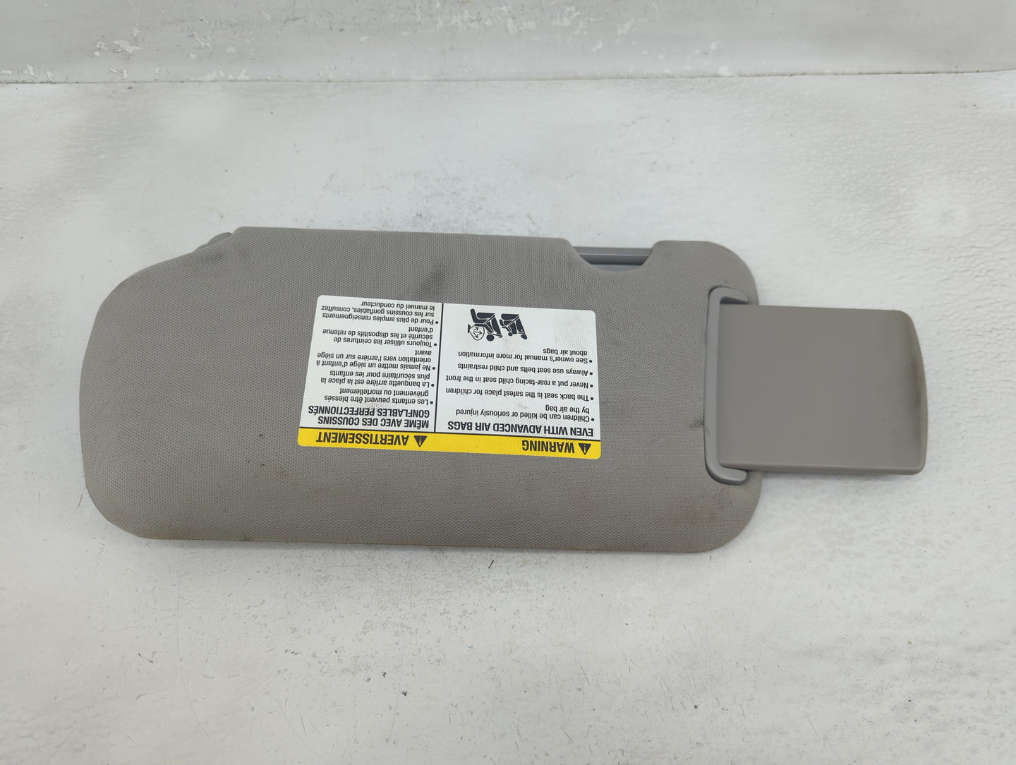 2005-2006 Nissan Altima Sun Visor Shade Replacement Passenger Right Mirror Fits Fits 2005 2006 OEM Used Auto Parts - Oemused