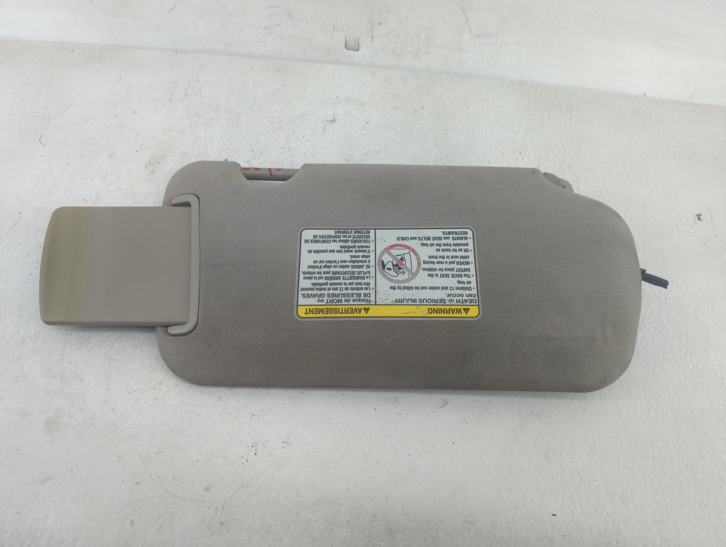 2005-2006 Nissan Altima Sun Visor Shade Replacement Driver Left Mirror Fits Fits 2005 2006 OEM Used Auto Parts - Oemusedauto