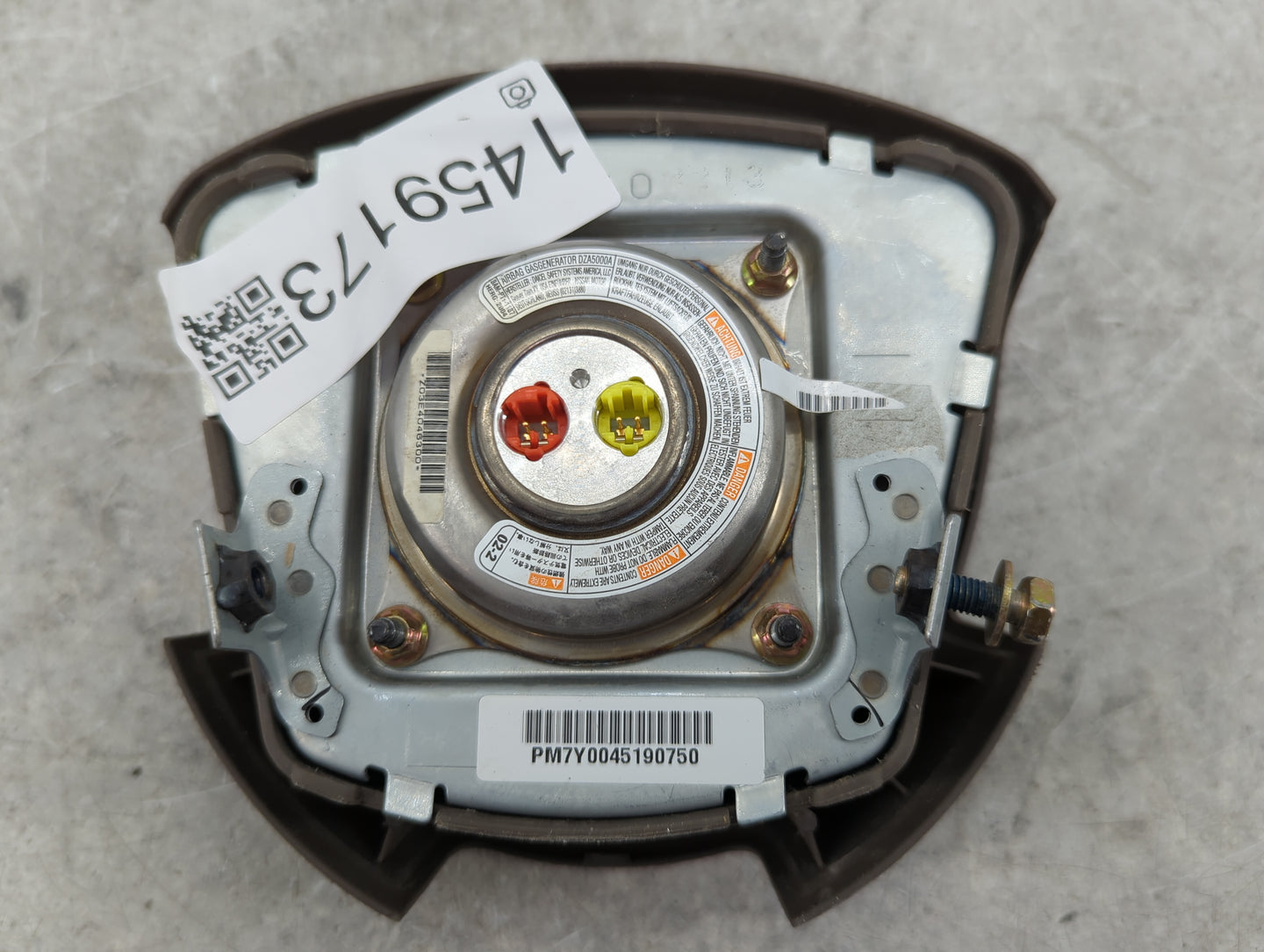 2005 Nissan Altima Air Bag Driver Left Steering Wheel Mounted Tan - Oemusedautoparts1.com