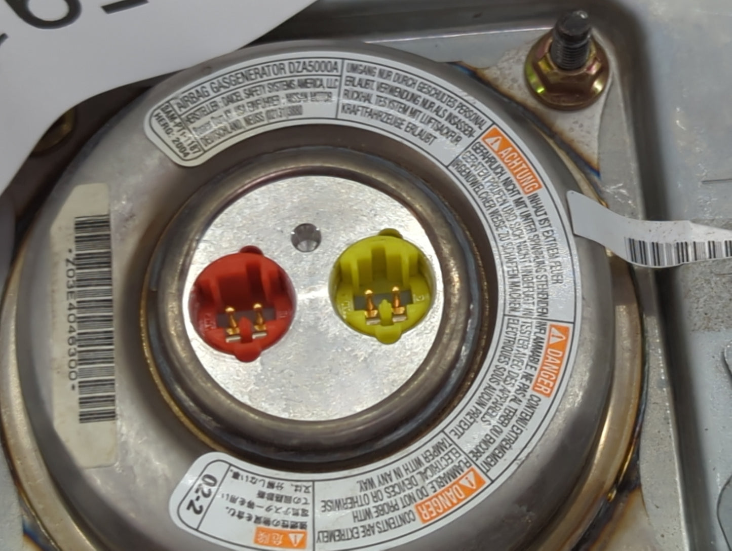 2005 Nissan Altima Air Bag Driver Left Steering Wheel Mounted Tan - Oemusedautoparts1.com