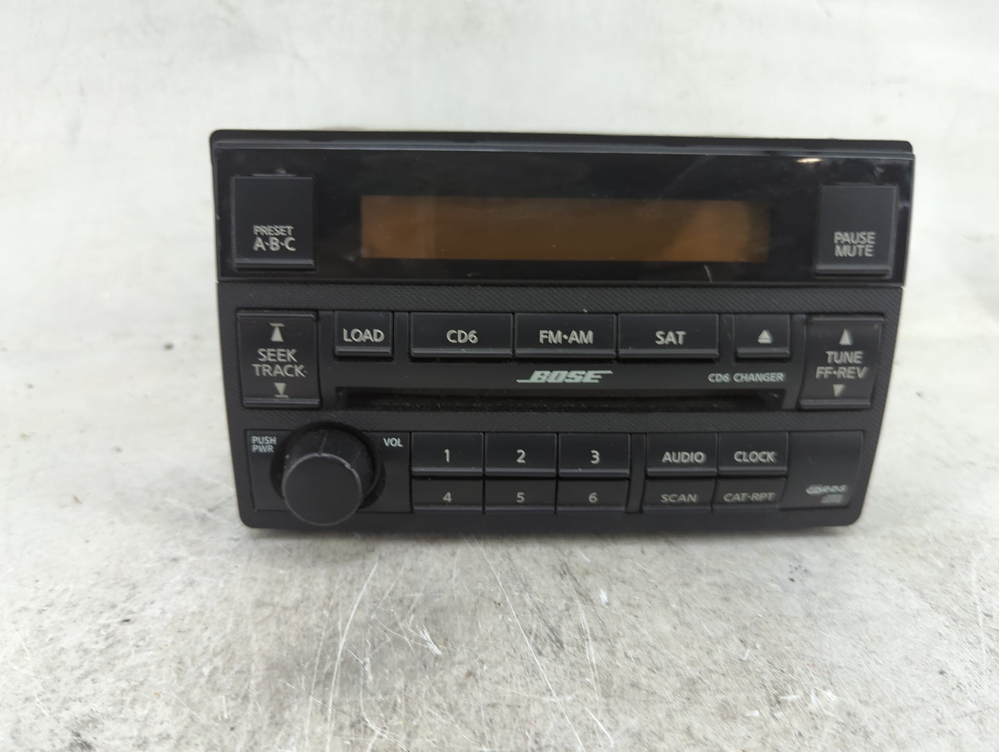 2005-2006 Nissan Altima Radio AM FM Cd Player Receiver Replacement P/N:28185 ZB20B CQ-EN2461X Fits Fits 2005 2006 OEM Used A