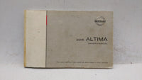 2005 Nissan Altima Owners Manual Book Guide OEM Used Auto Parts - Oemusedautoparts1.com