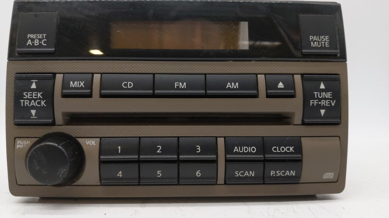2005-2006 Nissan Altima Am Fm Cd Player Radio Receiver - Oemusedautoparts1.com