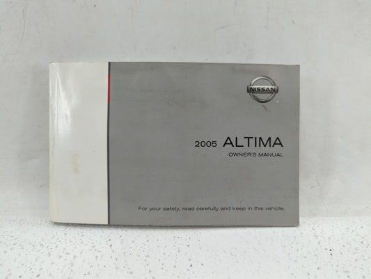 2005 Nissan Altima Owners Manual Book Guide OEM Used Auto Parts - Oemusedautoparts1.com