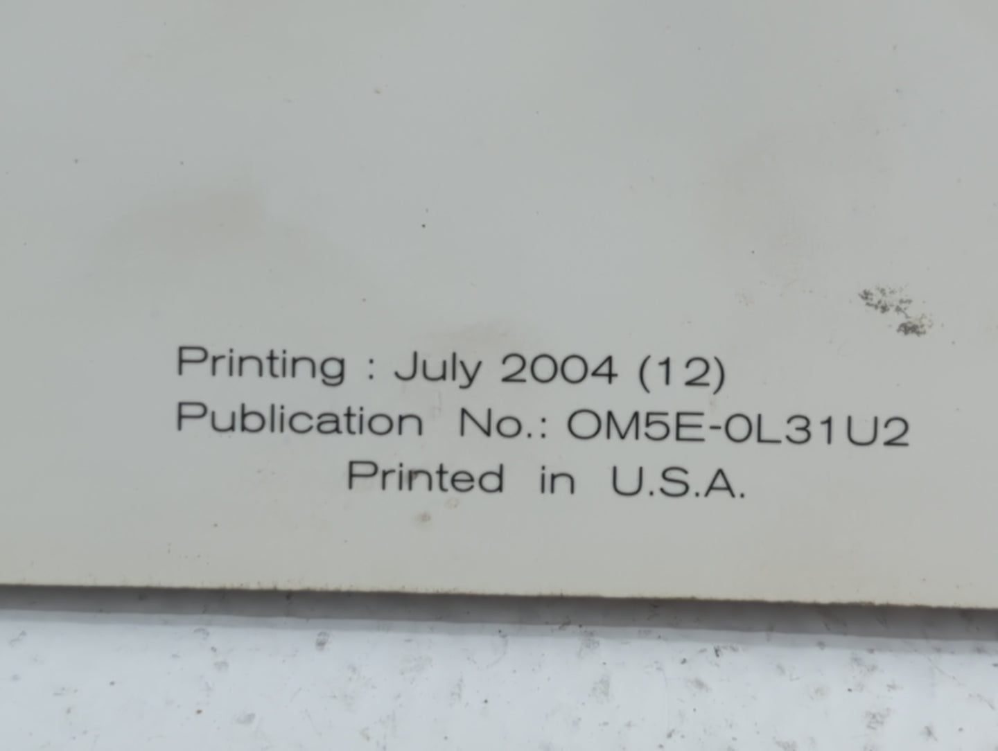 2005 Nissan Altima Owners Manual Book Guide OEM Used Auto Parts - Oemusedautoparts1.com