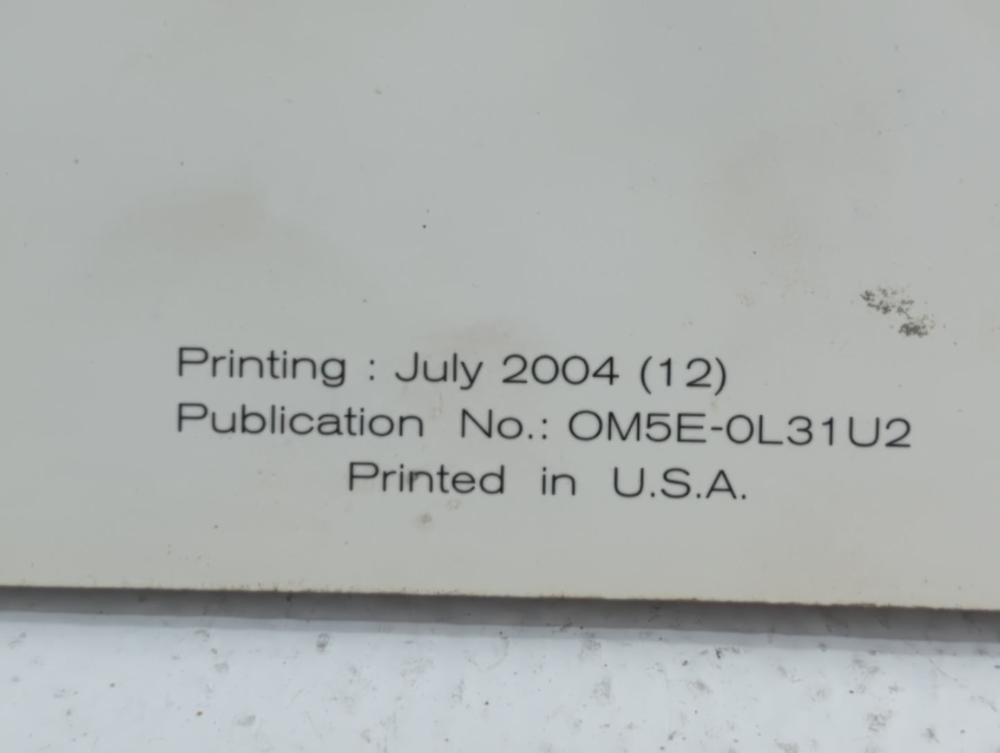 2005 Nissan Altima Owners Manual Book Guide OEM Used Auto Parts - Oemusedautoparts1.com