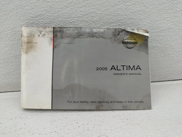 2005 Nissan Altima Owners Manual Book Guide OEM Used Auto Parts - Oemusedautoparts1.com