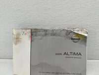 2005 Nissan Altima Owners Manual Book Guide OEM Used Auto Parts - Oemusedautoparts1.com