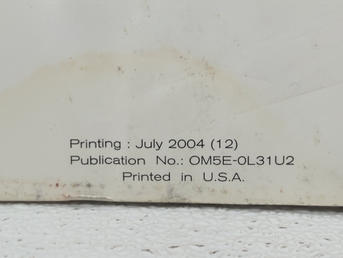 2005 Nissan Altima Owners Manual Book Guide OEM Used Auto Parts - Oemusedautoparts1.com