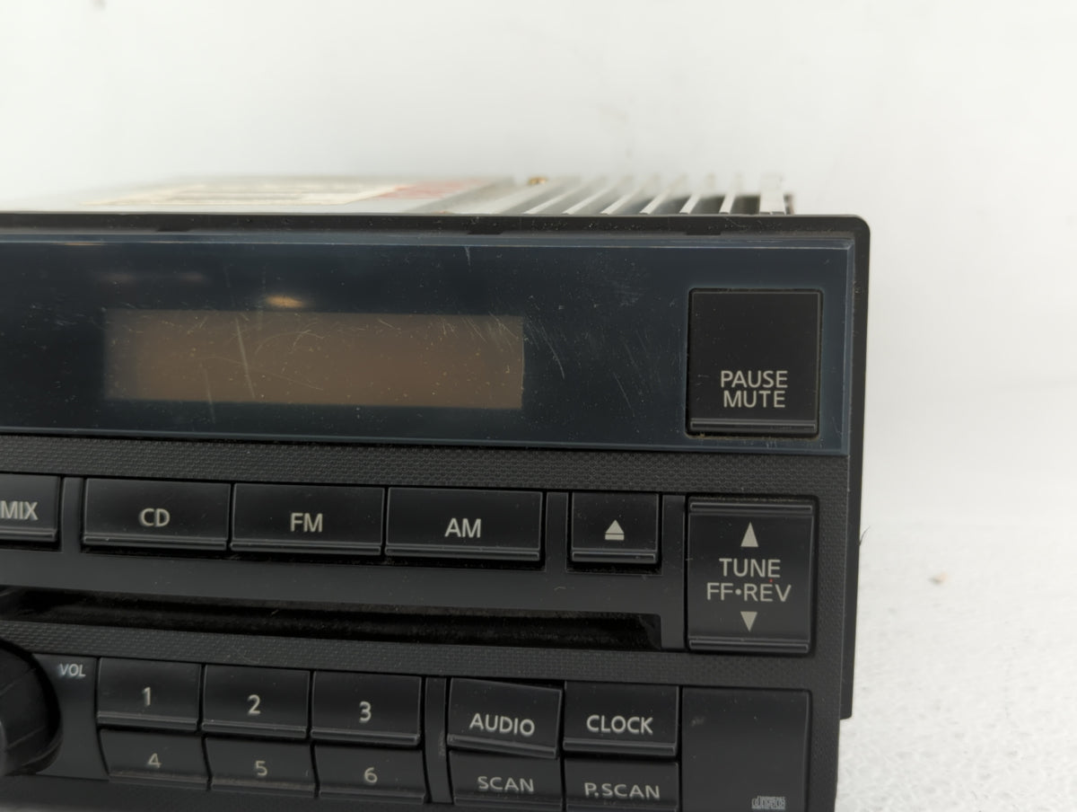 2005-2006 Nissan Altima Am Fm Cd Player Radio Receiver 440562 - Oemusedautoparts1.com