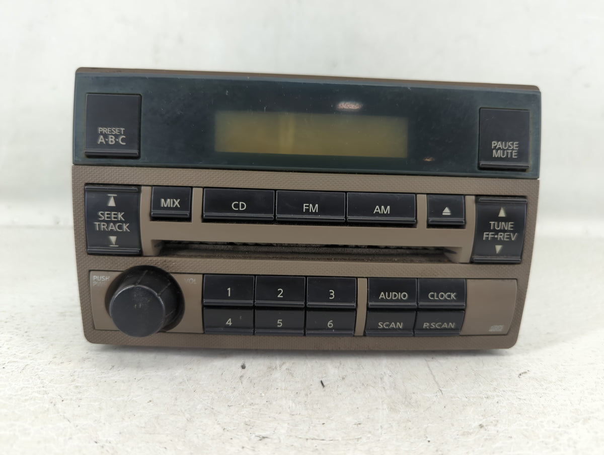 2005-2006 Nissan Altima Am Fm Cd Player Radio Receiver 582959 - Oemusedautoparts1.com