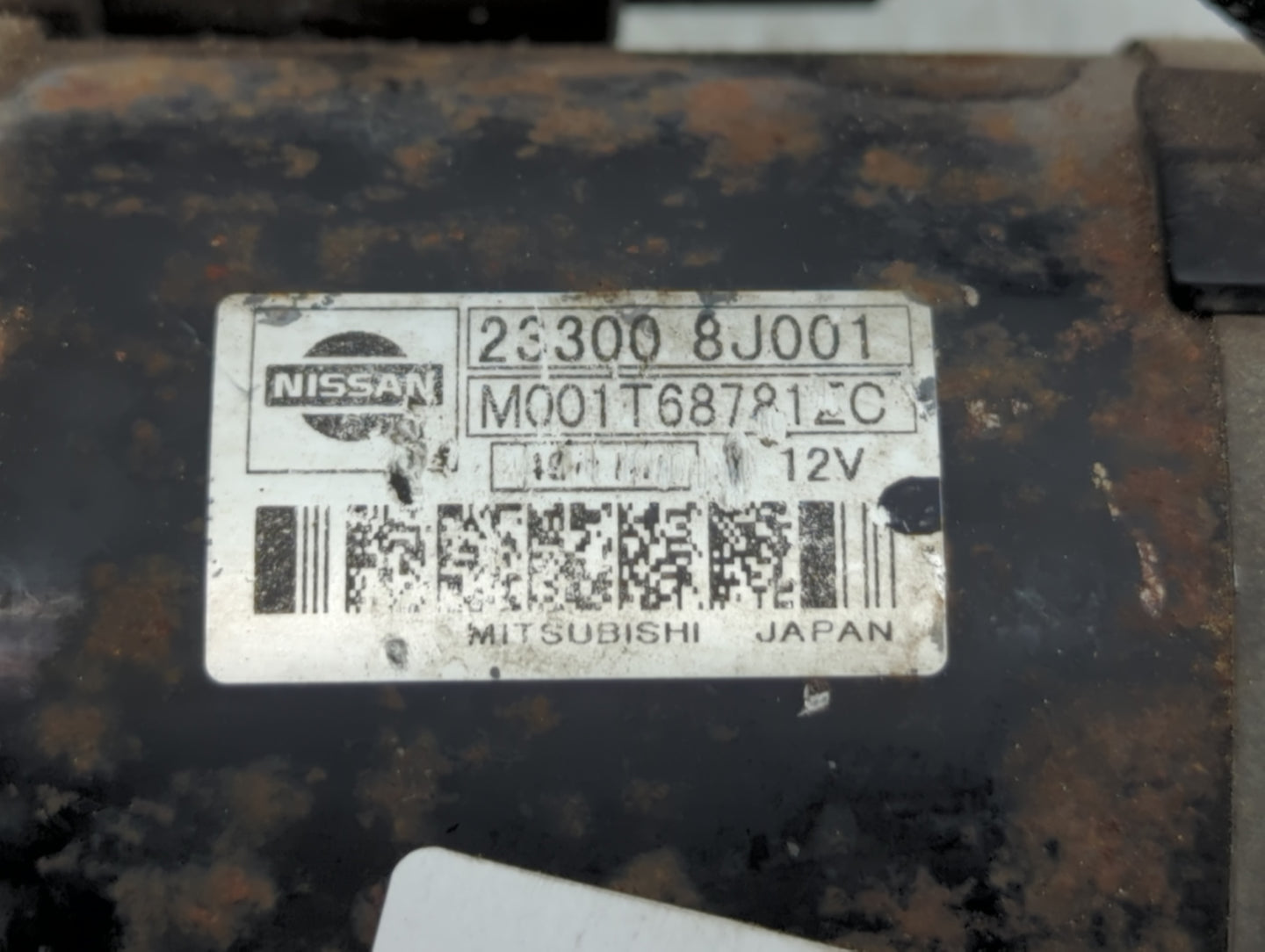 2002-2006 Nissan Altima Car Starter Motor Solenoid OEM P/N:23300 8J001 Fits Fits 2002 2003 2004 2005 2006 OEM Used Auto Part