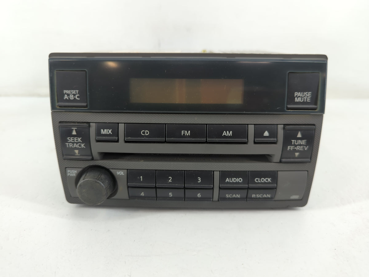 2005-2006 Nissan Altima Am Fm Cd Player Radio Receiver 708115 - Oemusedautoparts1.com