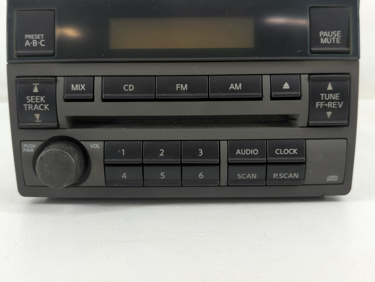 2005-2006 Nissan Altima Am Fm Cd Player Radio Receiver 708115 - Oemusedautoparts1.com