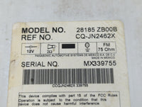 2005-2006 Nissan Altima Radio AM FM Cd Player Receiver Replacement P/N:28185 ZB00B Fits Fits 2005 2006 OEM Used Auto Parts -