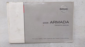 compare product 2005 Nissan Armada Owners Manual Book Guide OEM Used Auto Parts
