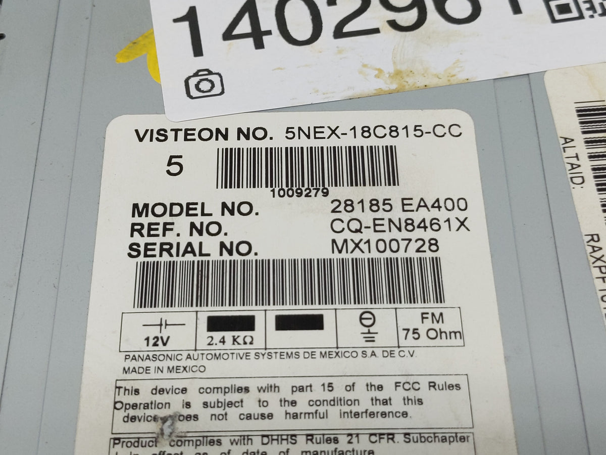 2005-2021 Nissan Frontier Radio AM FM Cd Player Receiver Replacement P/N:28185 EA400 Fits OEM Used Auto Parts - Oemusedautop