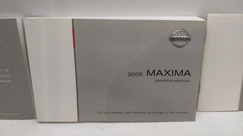 compare product 2005 Nissan Maxima Owners Manual Book Guide OEM Used Auto Parts