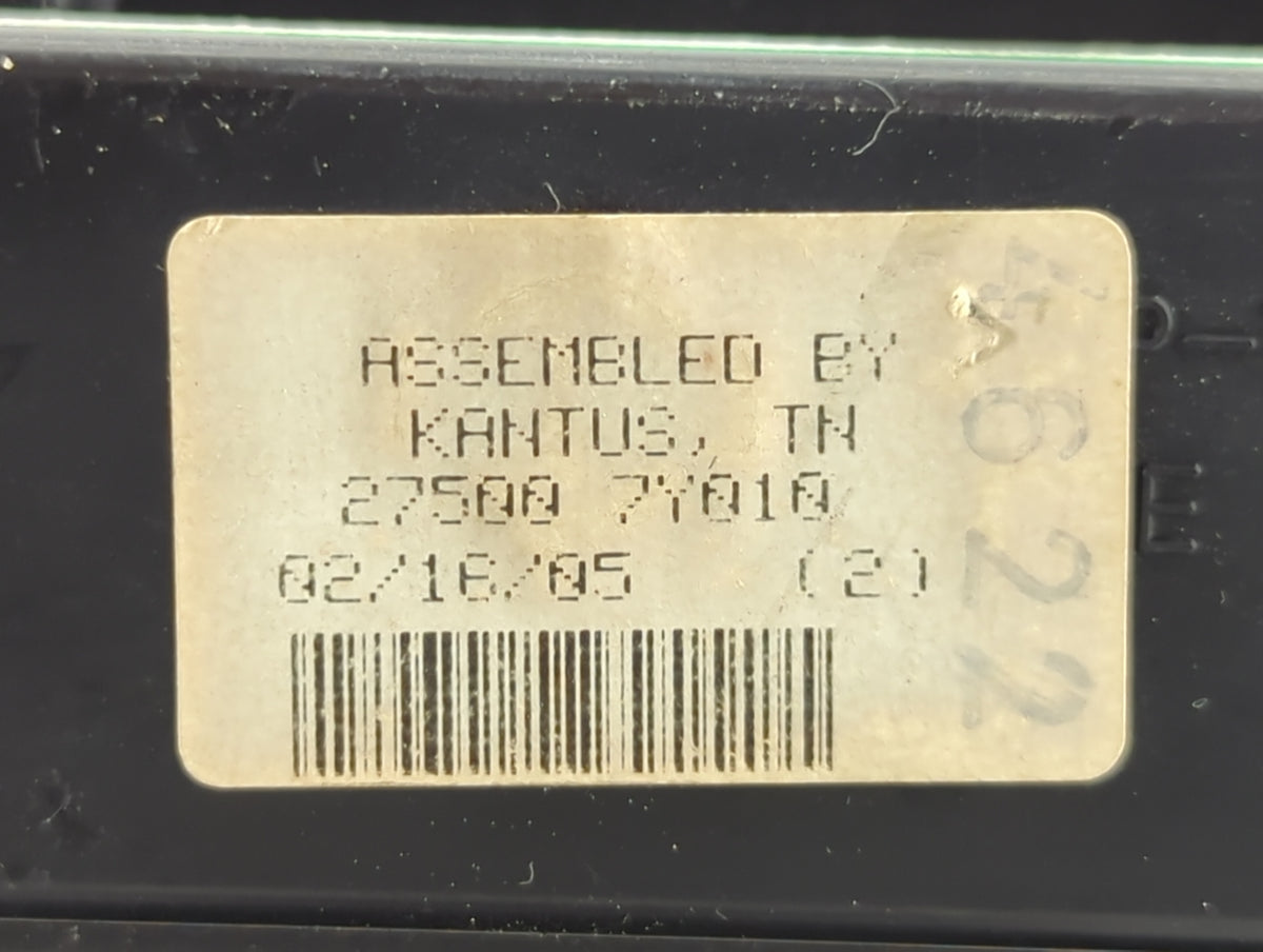 2004-2006 Nissan Maxima Climate Control Module Temperature AC/Heater Replacement P/N:27500 7Y010 Fits Fits 2004 2005 2006 OE