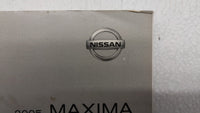 2005 Nissan Maxima Owners Manual Book Guide OEM Used Auto Parts - Oemusedautoparts1.com