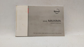 compare product 2005 Nissan Maxima Owners Manual Book Guide OEM Used Auto Parts