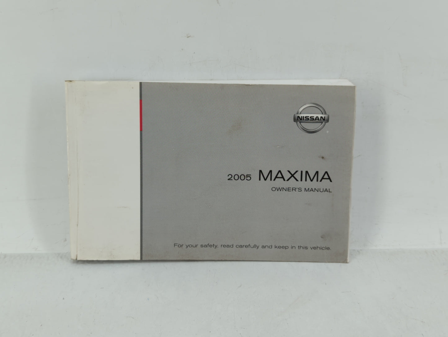 2005 Nissan Maxima Owners Manual Book Guide OEM Used Auto Parts - Oemusedautoparts1.com