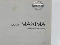 2005 Nissan Maxima Owners Manual Book Guide OEM Used Auto Parts - Oemusedautoparts1.com
