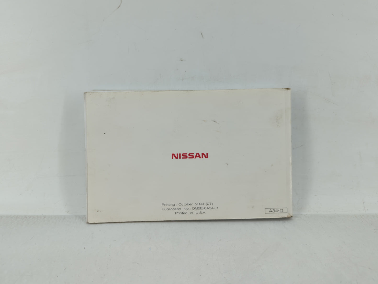 2005 Nissan Maxima Owners Manual Book Guide OEM Used Auto Parts - Oemusedautoparts1.com