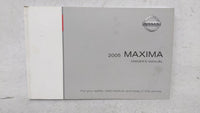 2005 Nissan Maxima Owners Manual Book Guide OEM Used Auto Parts - Oemusedautoparts1.com