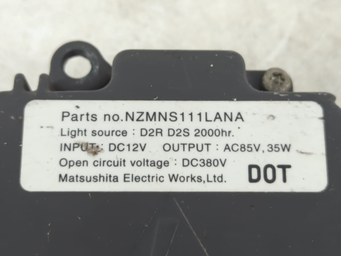 2005 Nissan Maxima Headlight Ballast Head Light - Oemusedautoparts1.com