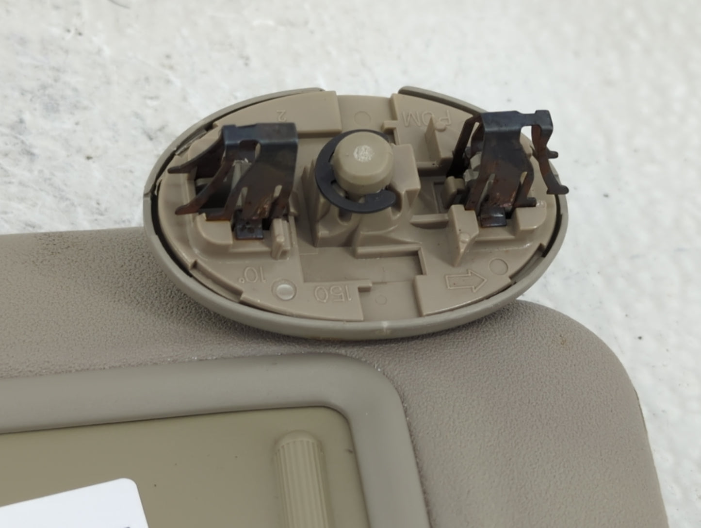 2003-2005 Nissan Murano Sun Visor Shade Replacement Passenger Right Mirror Fits Fits 2003 2004 2005 OEM Used Auto Parts - Oe
