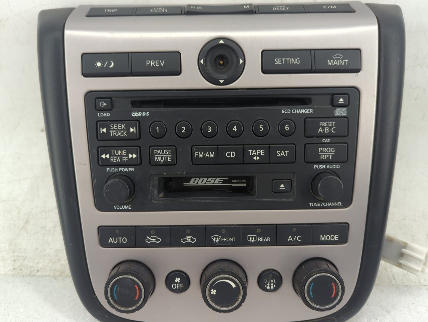 2005 Nissan Murano Climate Control Module Temperature AC/Heater Replacement P/N:28395 C880 Fits OEM Used Auto Parts - Oemuse