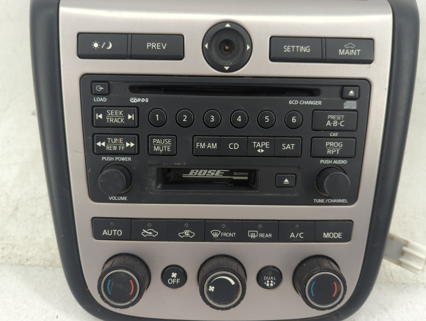 2005 Nissan Murano Climate Control Module Temperature AC/Heater Replacement P/N:28395 C880 Fits OEM Used Auto Parts - Oemuse