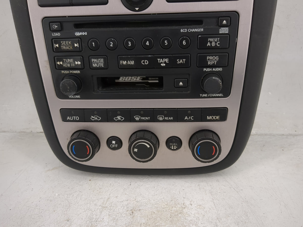 2003-2004 Nissan Murano Climate Control Module Temperature AC/Heater Replacement P/N:28185 CA106 28395 CA106 Fits Fits 2003 