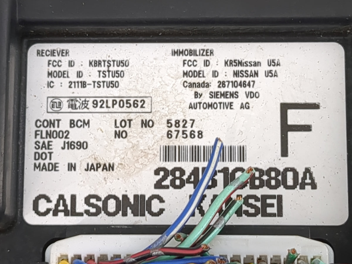 2005 Nissan Murano Body Control Module Bcm - Oemusedautoparts1.com