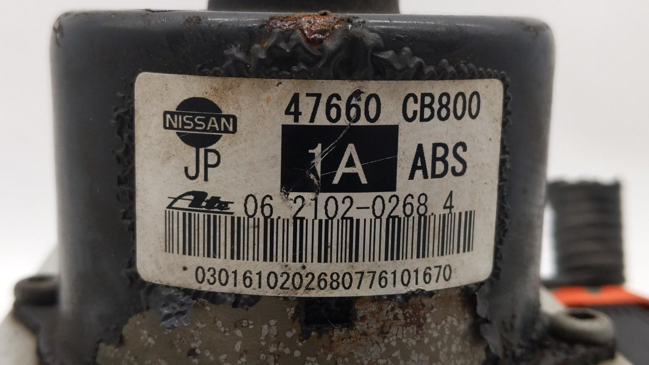 2004-2007 Nissan Murano ABS Pump Control Module Replacement P/N:47660 CB800 Fits Fits 2004 2005 2006 2007 OEM Used Auto Part