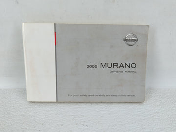 2005 Nissan Murano Owners Manual Book Guide OEM Used Auto Parts - Oemusedautoparts1.com